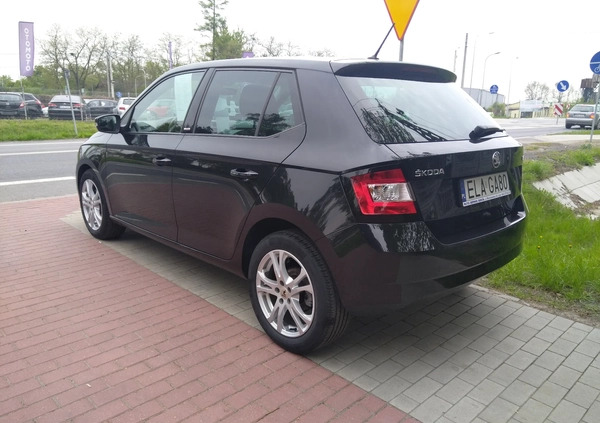 Skoda Fabia cena 38400 przebieg: 115000, rok produkcji 2016 z Łask małe 326